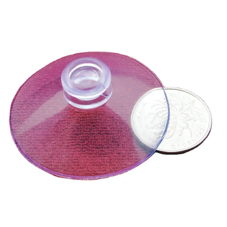 30mm Standard Transparent PVC suction cups with screw