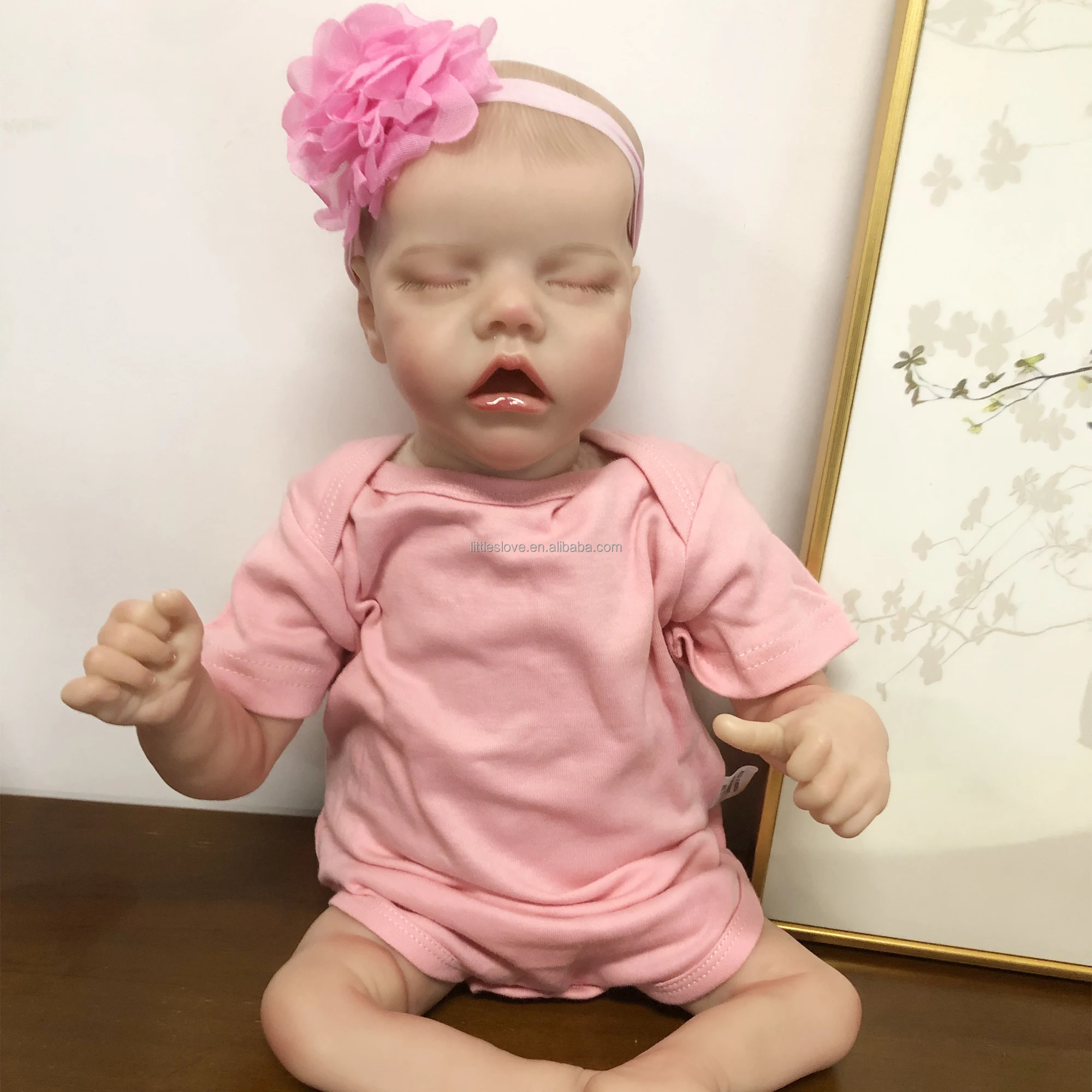 18inch Bebe Reborn Kit Reborn Baby Dolls Twin A Molds Vinyl Painted Newborn Dolls Real Soft Touch