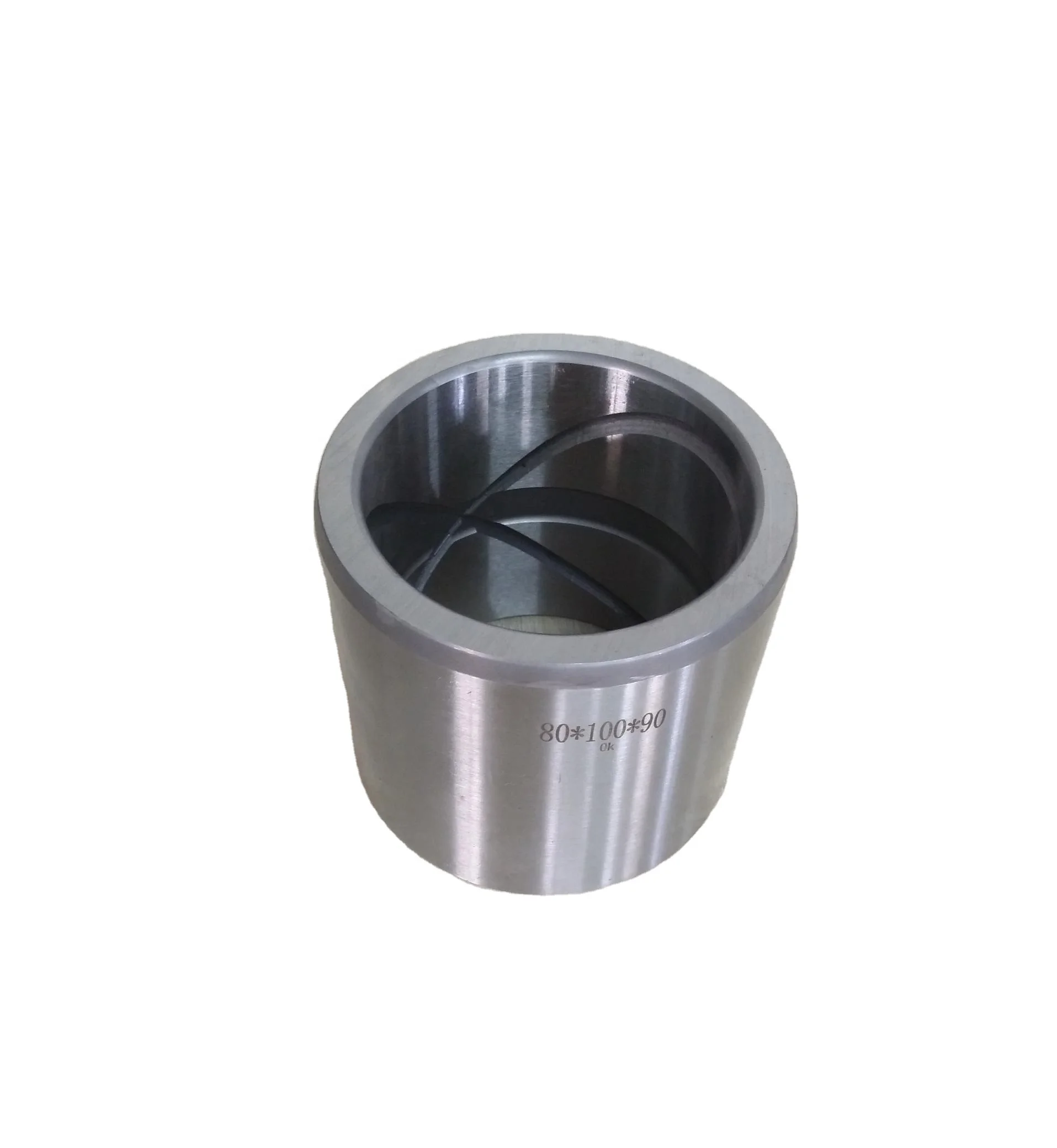 Self-lubricating Bushings Harden C45 GCr15 100Cr6 42CrMo Steel Bushing For Excavator Loader