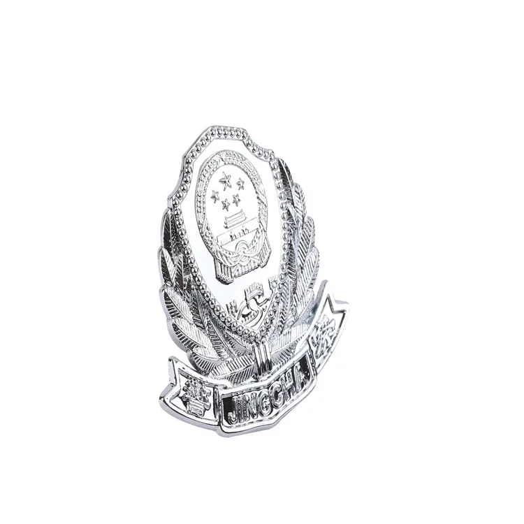 
Factory high quality custom 3d national emblem military policehonor chest emblem cap badge 