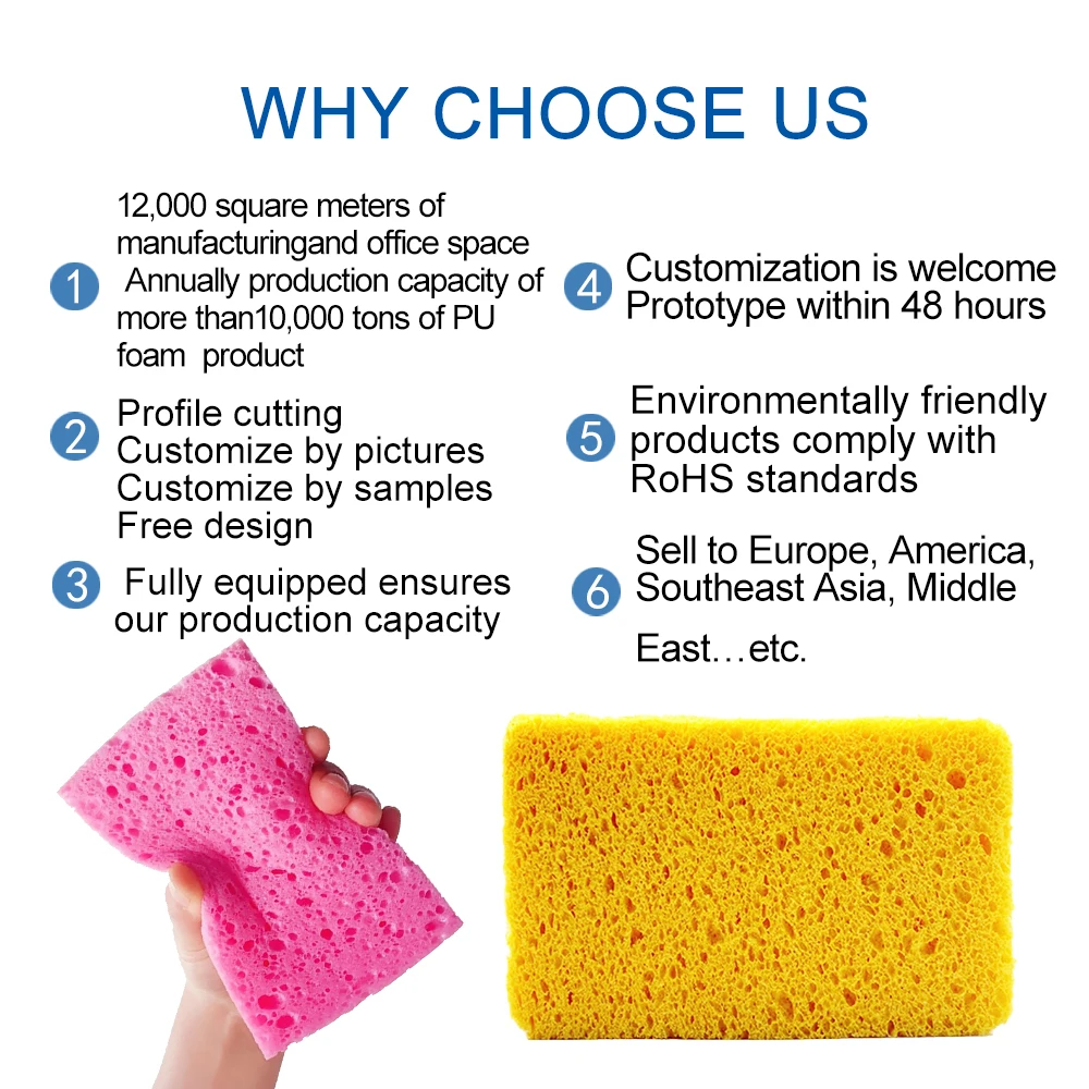 
Factory Direct Selling Hot Money Water Absorption And Oil Removal Easy To Clean And Hands-free Kitchen Cleaning Sponge 