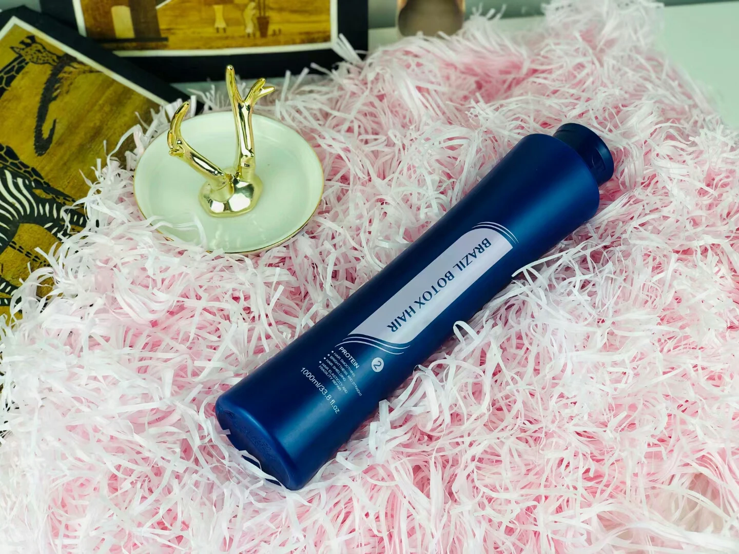 Высококачественная натуральная травяная кератиновая Сыворотка для смывания бразильских волос лечение прямых волос Профессиональный Шампунь для парикмахерской 1000 мл