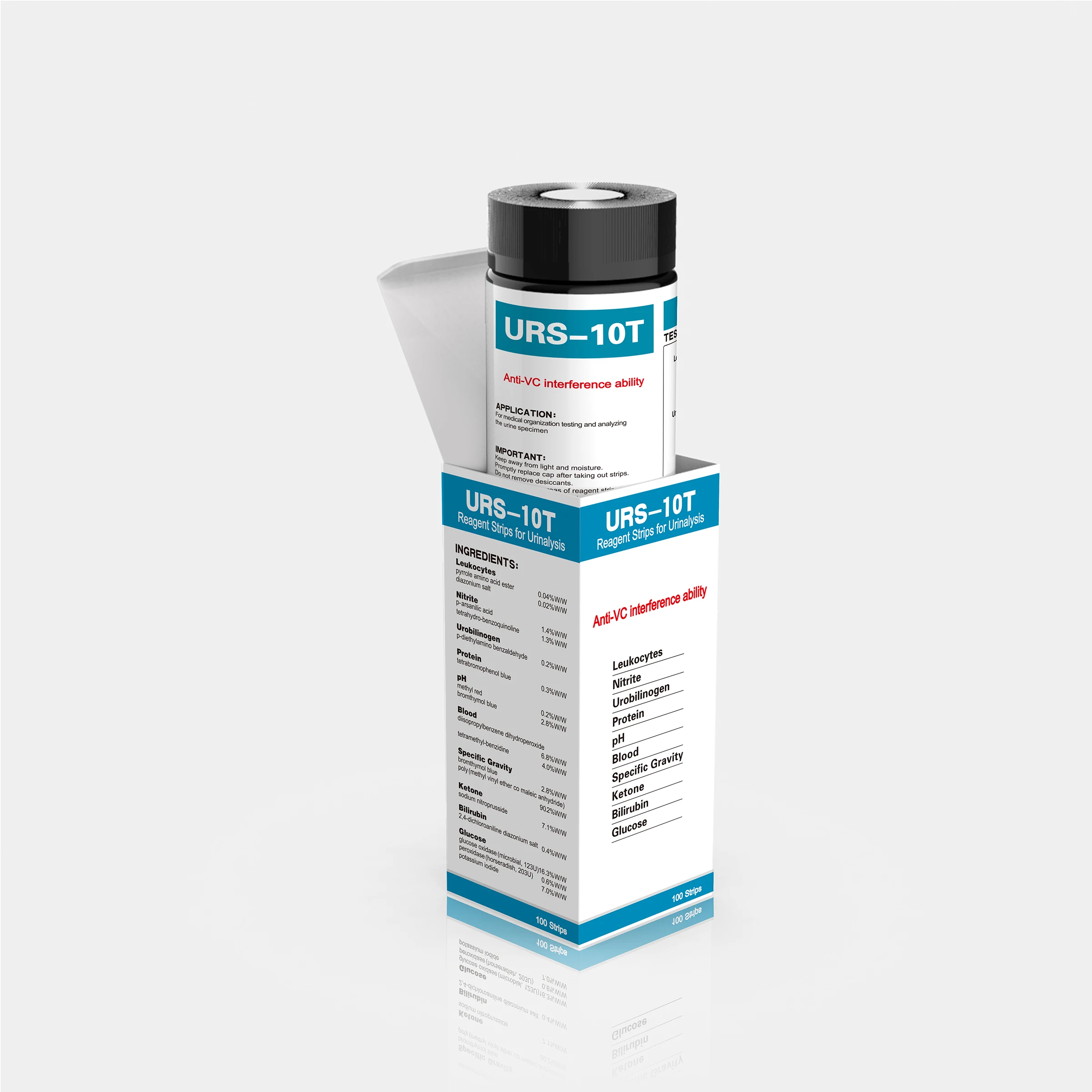 Urine test stick URS-10T Leukocytes test creatinine test kit Hospital Medical Urine detect