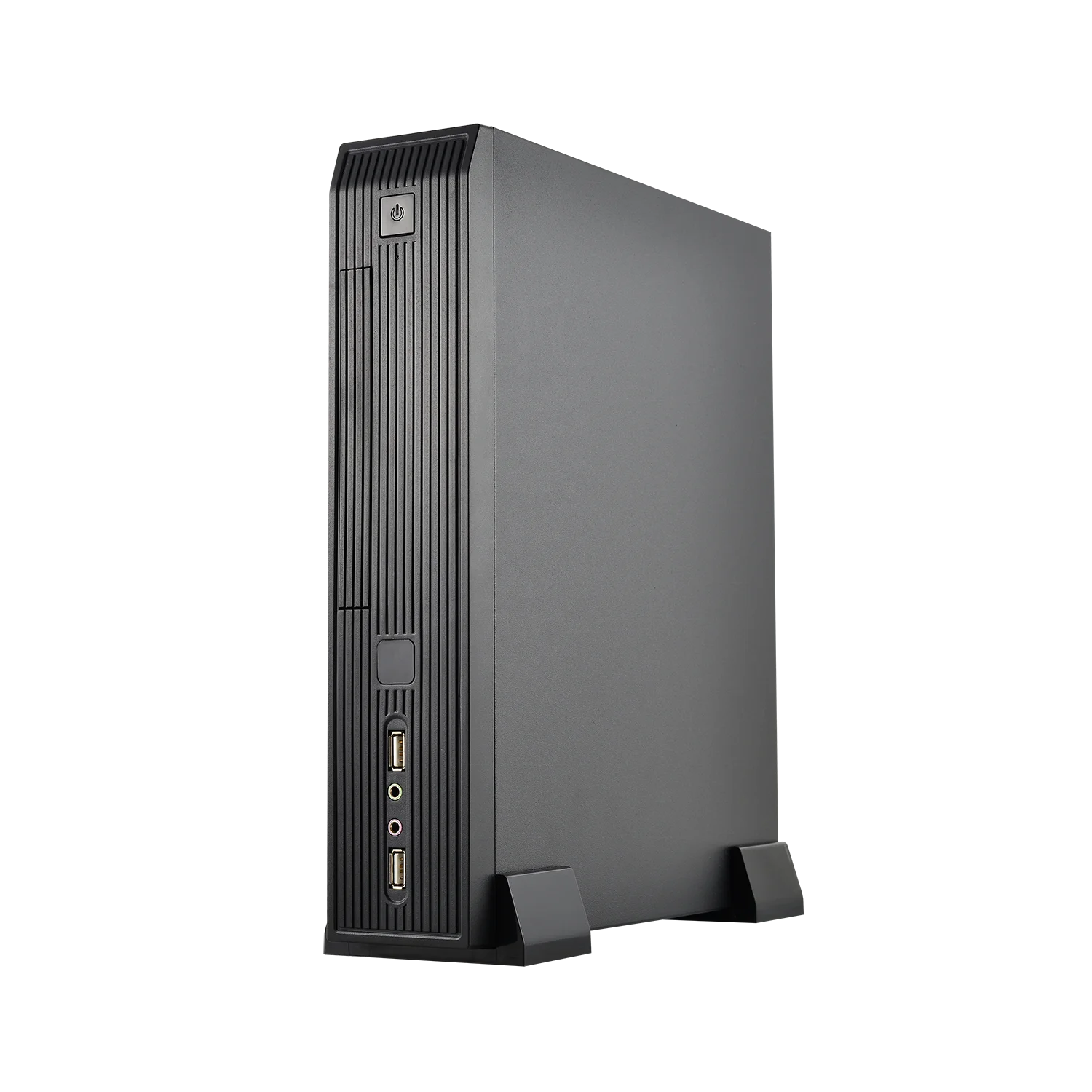 Mini ITX PC Slim Desktop Computer Case Custom thin itx case aluminum office sff case SGCC0.8MM half painting