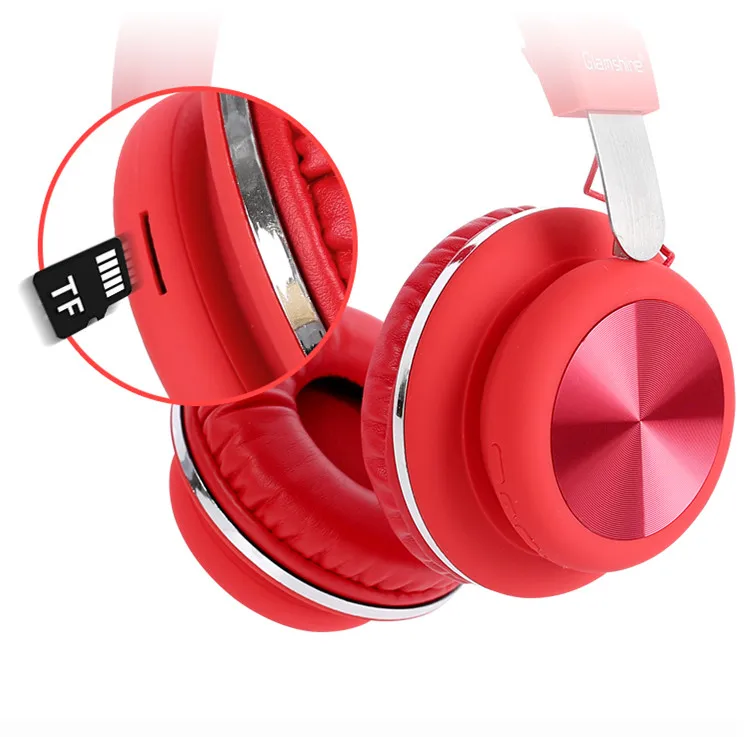 Беспроводные стерео наушники с функцией SD-карты rohs bluetooth гарнитура