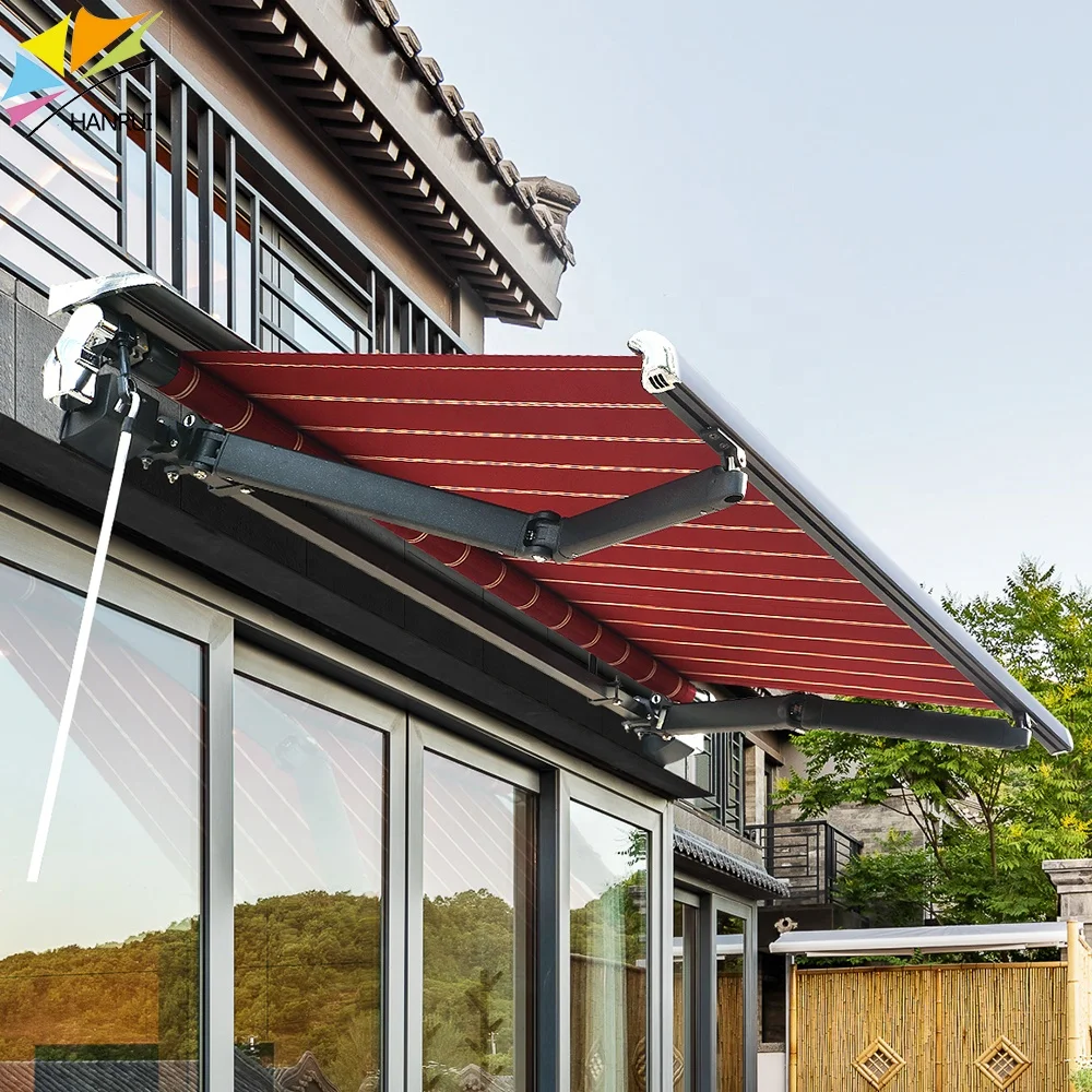 Super Strong Heavy Duty Maximum Projection 5m Retractable Arm Outdoor Awning