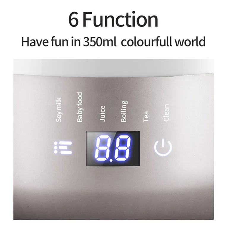 High quality 6 in 1 multifunction electric baby food maker blender and steamer for infant food processor