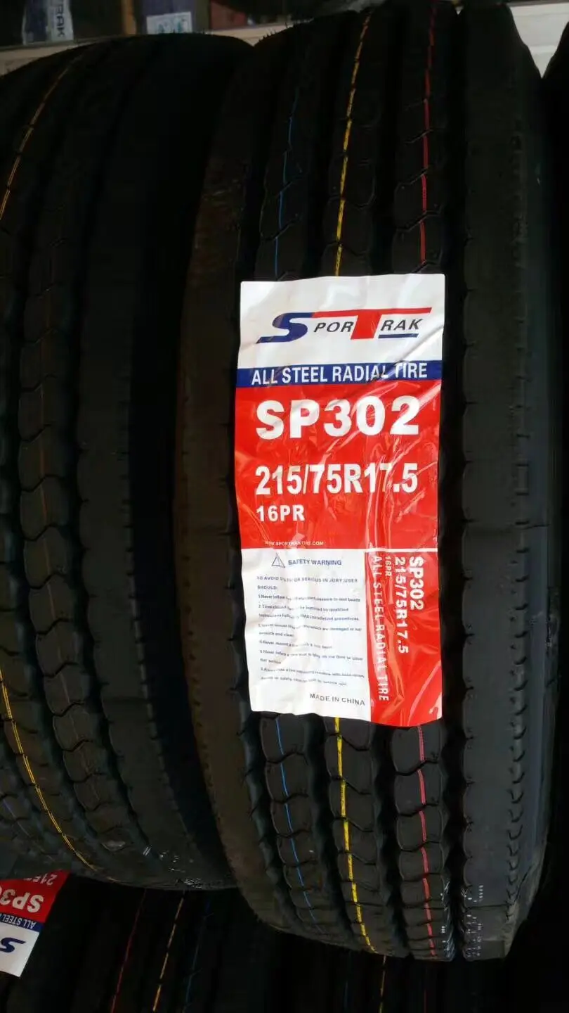 Chinese  tyre Manufacturer Radial Commercial Dump truck Tire TBR SPORTRAK BRAND 255/70R22.5 Truck TYRES