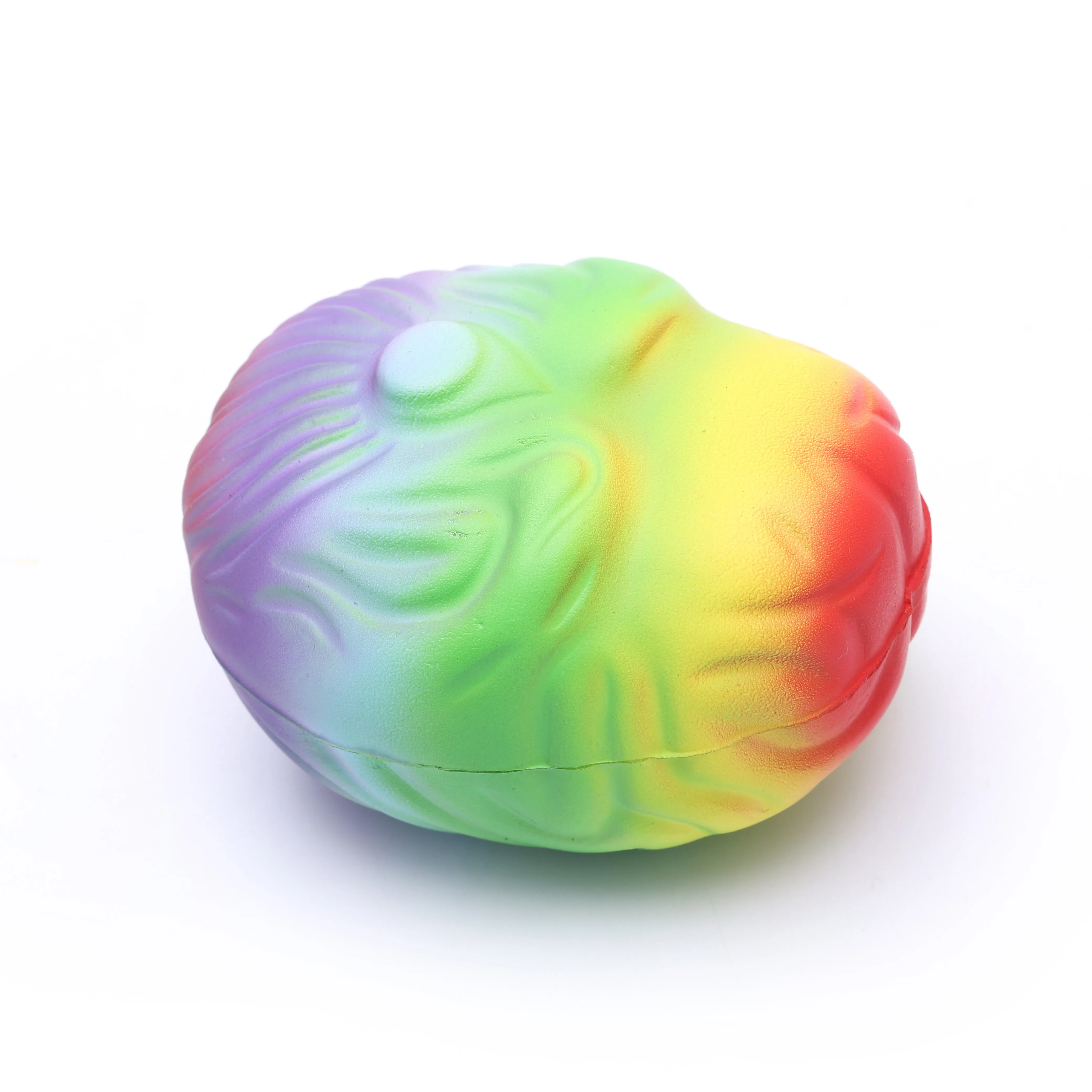 rainbow brain stressball colorful brain foam ball