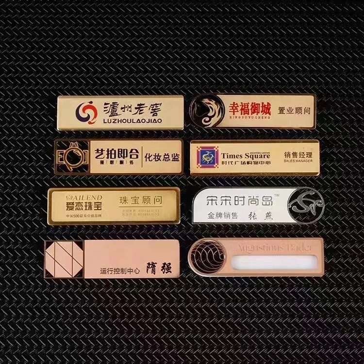 Custom metal caboodles nameplate sandblasting anodized aluminum logo nameplate