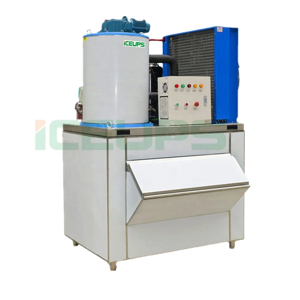 
Commercial ice machine Supermarket Flake Ice Machine 1 ton per day. 