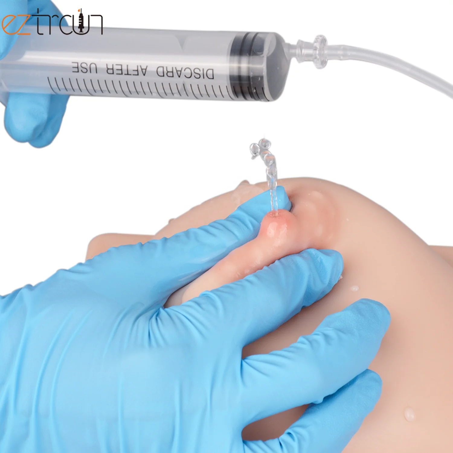 Realistic Forms Single Fake Breasts Teaching Breastfeeding Demonstration Model