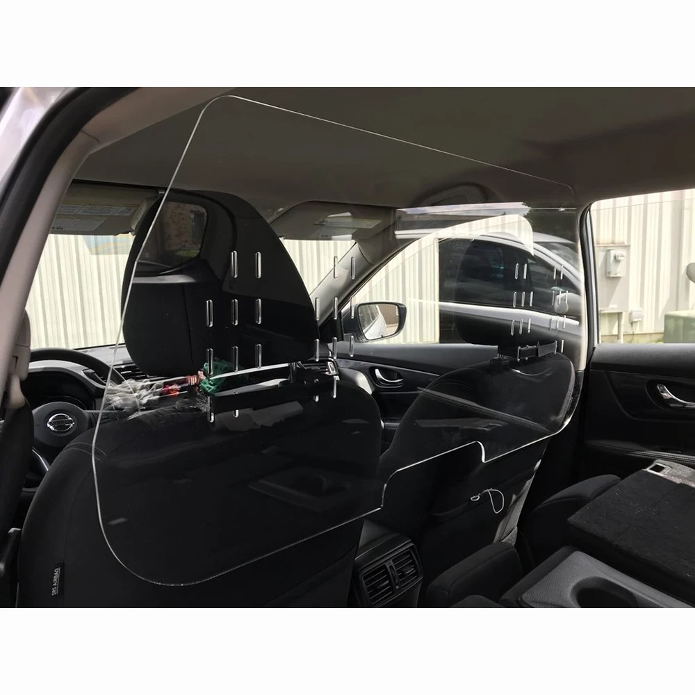 factory wholesale 3mm 4mm, 5mm  thickness cut to size acrylic screen barrier sneeze guard for car