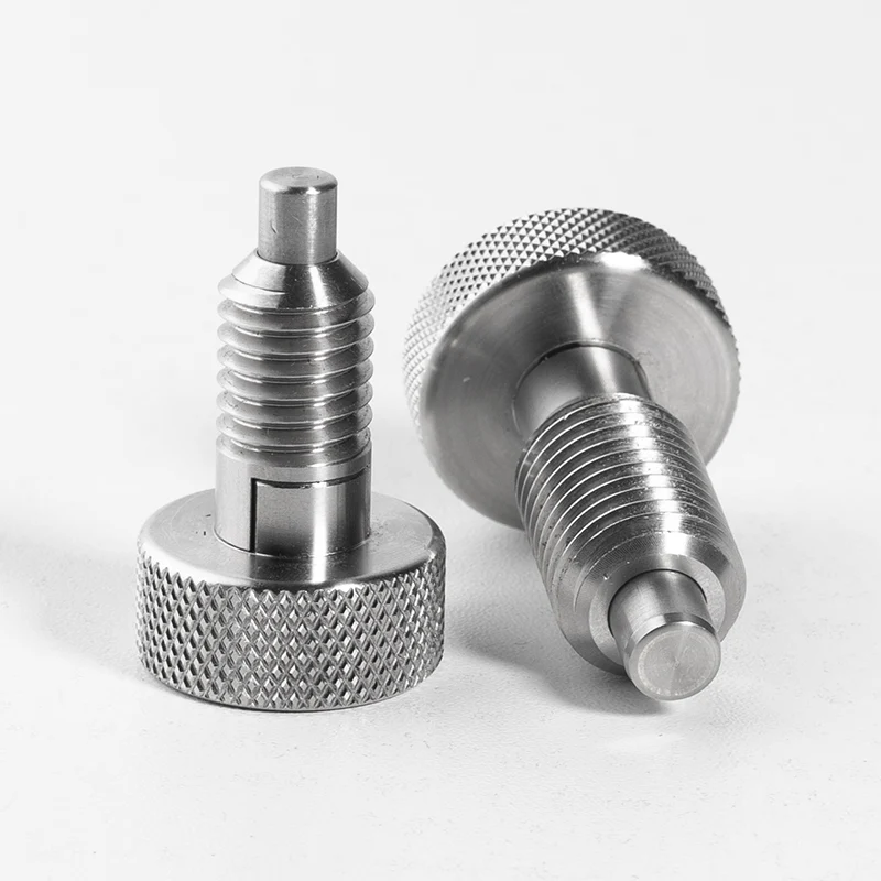 18-8 Stainless Steel Knob-Style Retractable Spring Plunger lock out indexing plunger