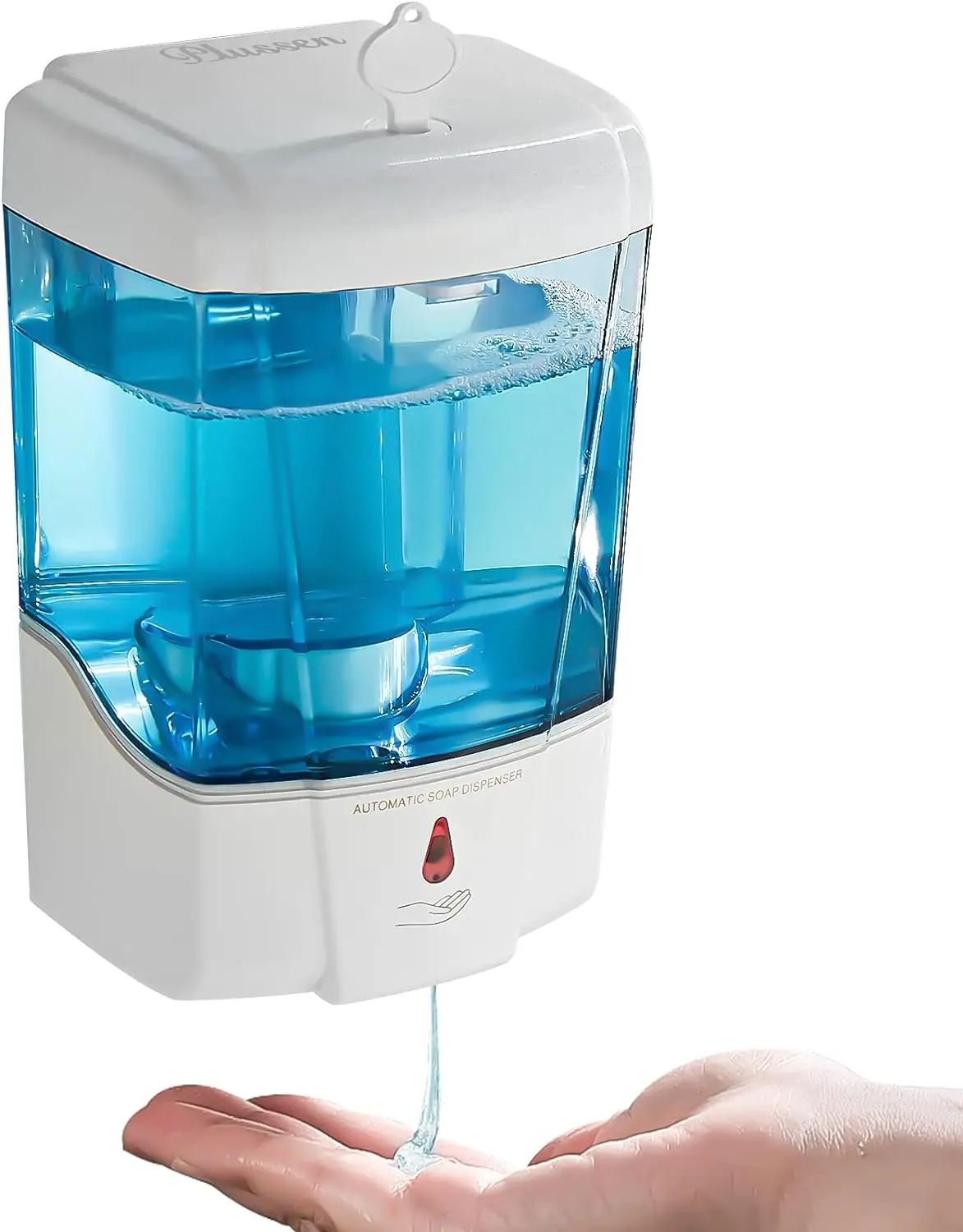 600ml Automatic Soap Dispenser Wall Mount Hand Sanitizer Dispenser Gel Liquid Touchless Hand Soap Dispenser for Home Hospital