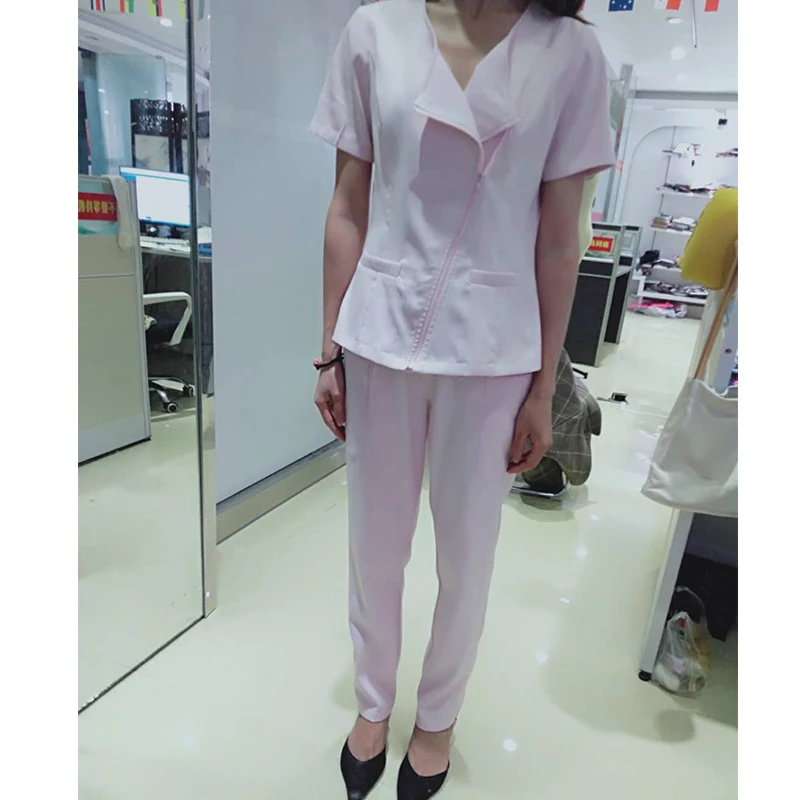 Заводская горячая распродажа Оптовая продажа OEM новый дизайн моющаяся эластичная ткань медицинский скраб костюм скрабы для больницы спандекс