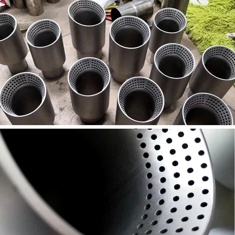 Stainless Steel Exhaust Pipe universal new Style  for bmw VW audi modify Tailpipe muffler tip upgrade car  Exhaust pipe