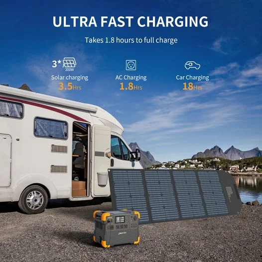 Large Capacity Portable Power Station Solar Generator 1000W 2000W, 2200W 3000W, 5000W Hours, 7000W Hours