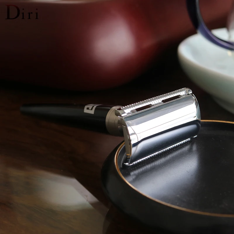 Twin Edge Acrylic Shaver with Private Logo Safety Shaving Brush Razor for Man