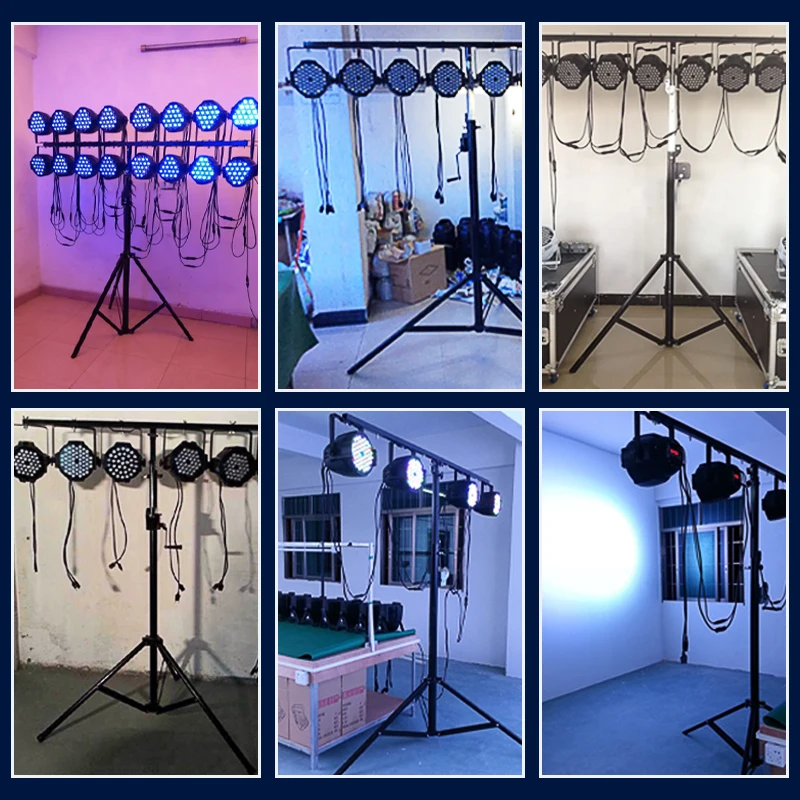 3m/4.5m single-layer/double-layer Adjustable Bracket Truss Lighting Stand Wedding Stage Event Led Par Light Stand With Tripod