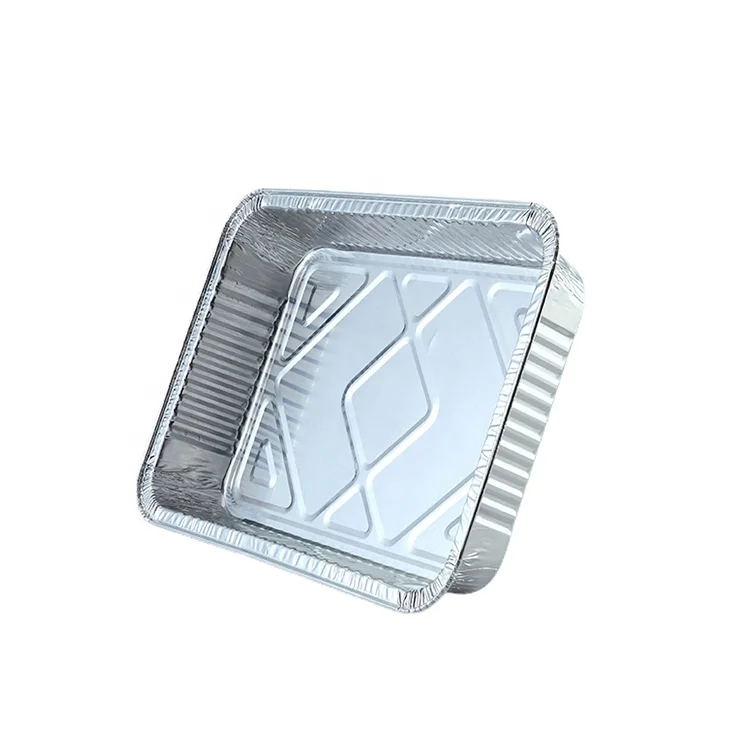 Foil Food Container Disposable Wrinkle Pans Aluminum Packaging Food Foil Container Packaging