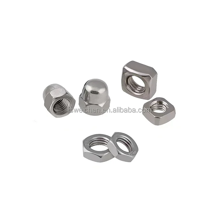 Square Nuts Stainless Steel Machine 304 316 Square Screw Nut