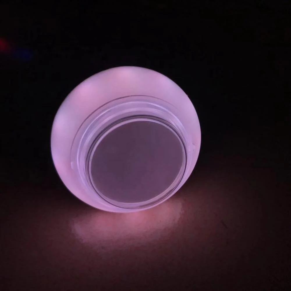 
coin operated game machine round pentacle oval UFO flashing illuminated push button switch for pat on-off game 