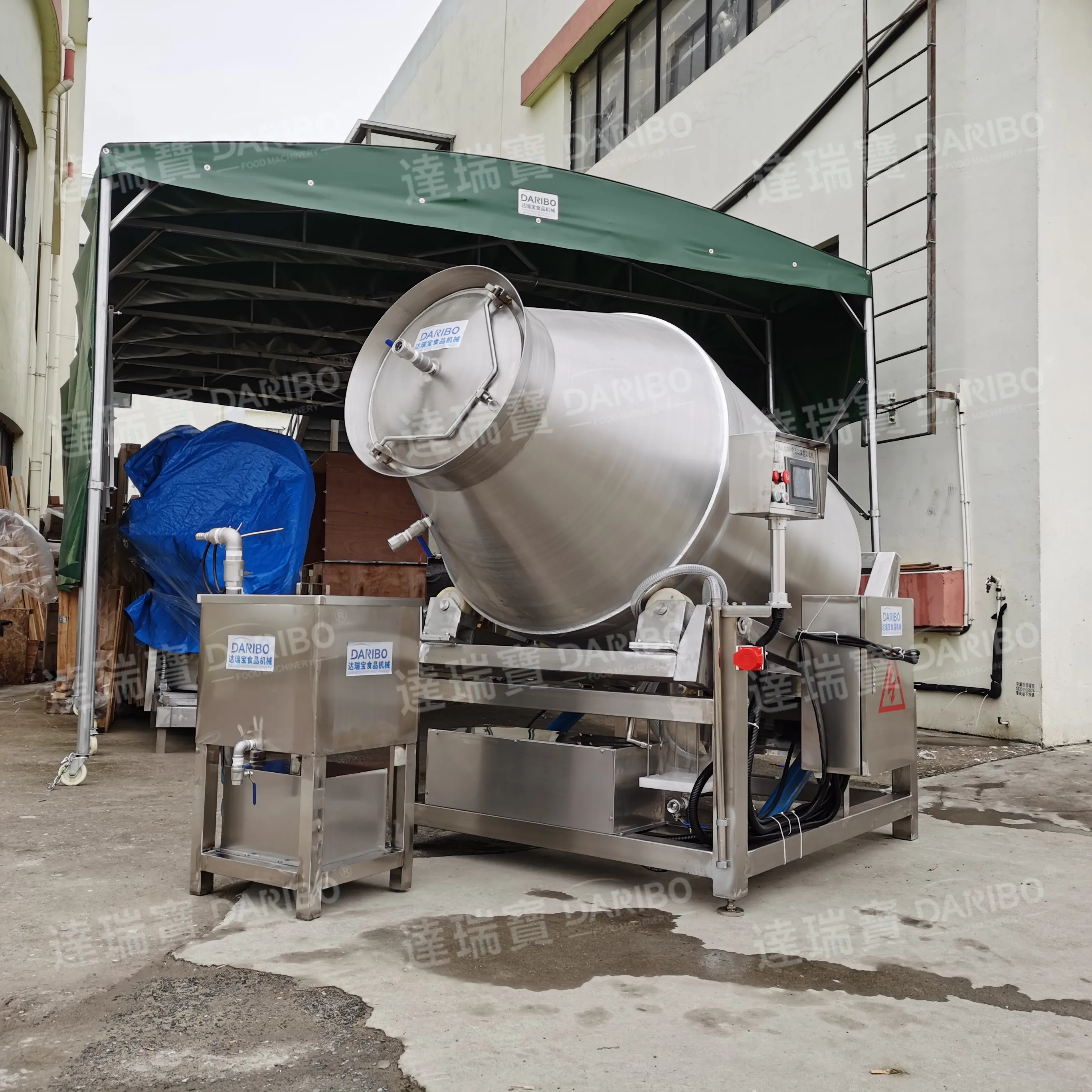 Vacuum Meat Mixer Machine Electric Industrial Stainless Steel Marinade Equipment for Beef Meat Chicken Pickle Machinery