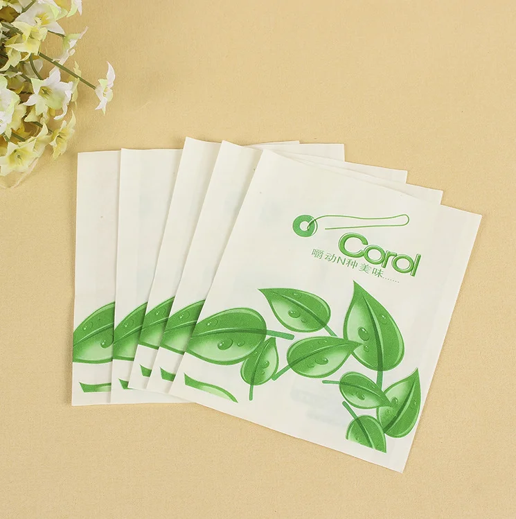 One-time baked goods bag type oil-proof sushi grilled chicken takeaway bag manufacturer