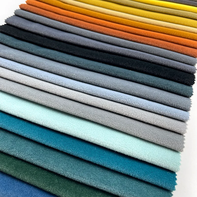 Matte polyester fabric roll 100 polyester veined red velvet upholstery fabric sofa fabric