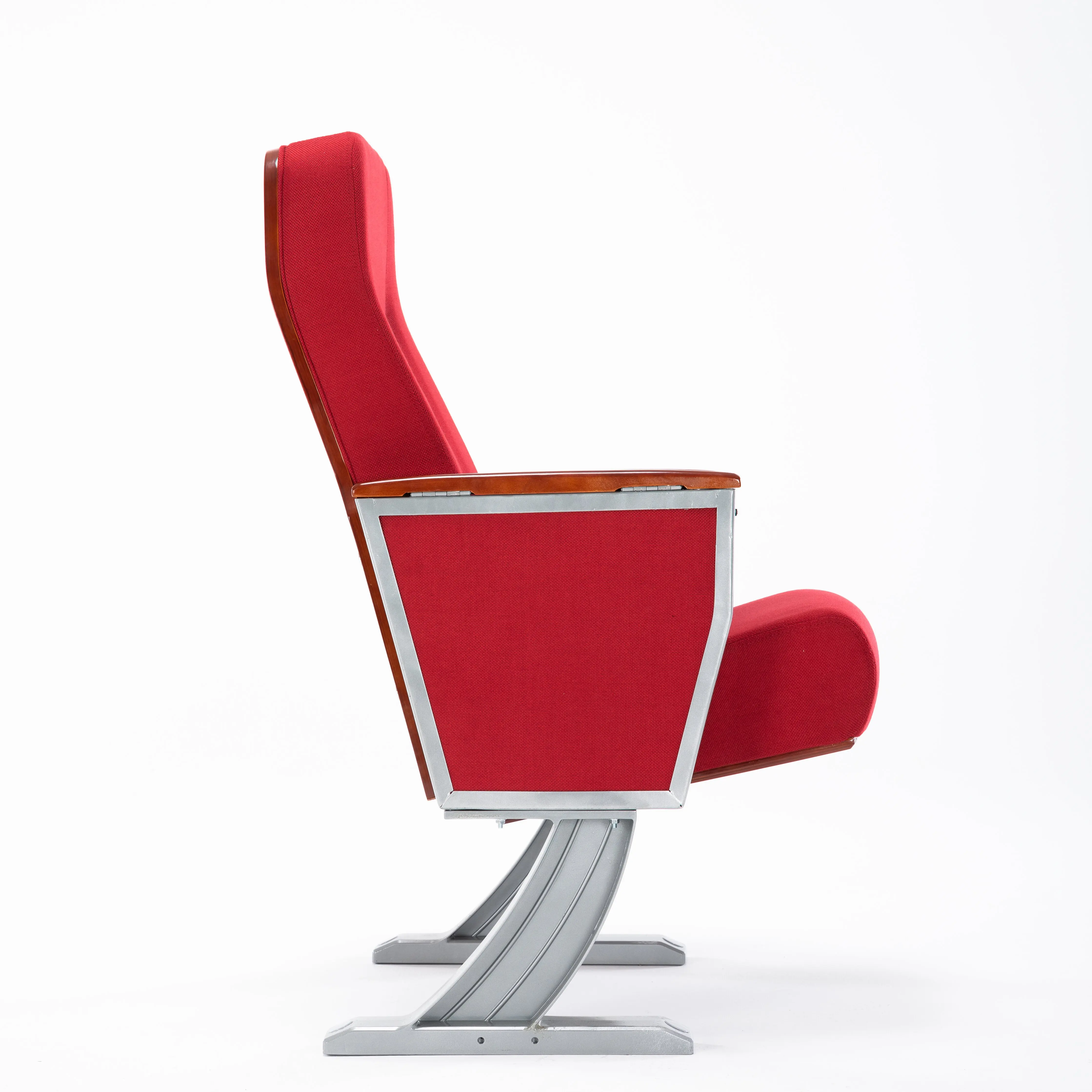 Durable Modern Home Fabric Folding Theater Auditorium Cinema Chairs for Church Hall School & Hotel Made of Metal