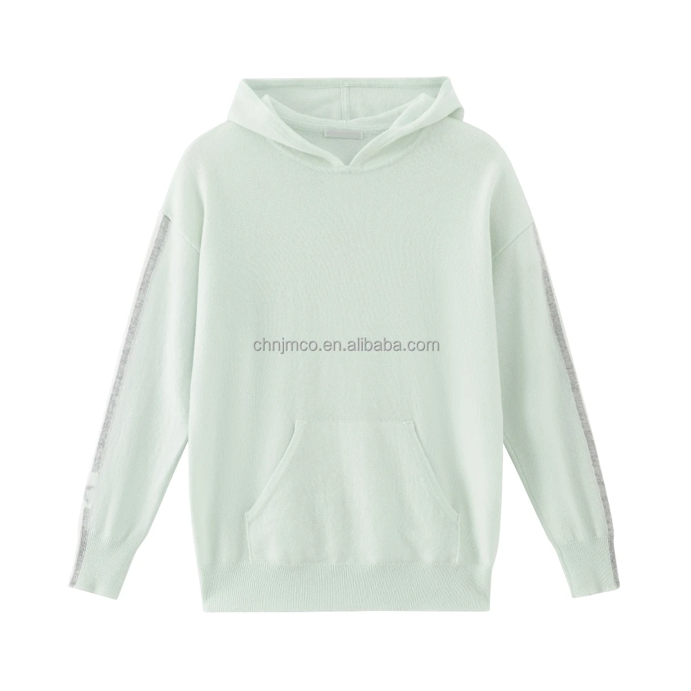 Повседневный стильный кашемировый свитер с капюшоном, Женская толстовка, пуловер, вязаный кашемировый шерстяной джемпер для женщин