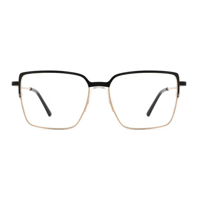 V33409 New Model Wholesale metal custom eyewear manufacturing fashion eye glass for women eyewear manufacturing