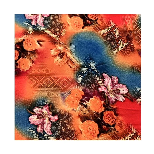 polyester silk 50D pearl chiffon custom fashion design fabric