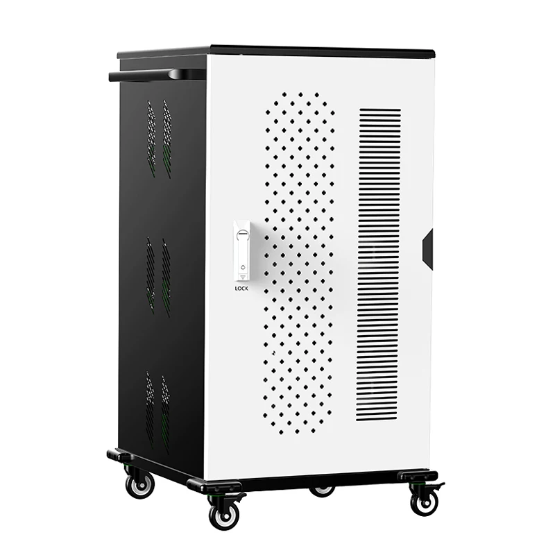 
20 Outlet Aluminum Frame Chromebook Laptop Charging Locker Cabinet for iPad 