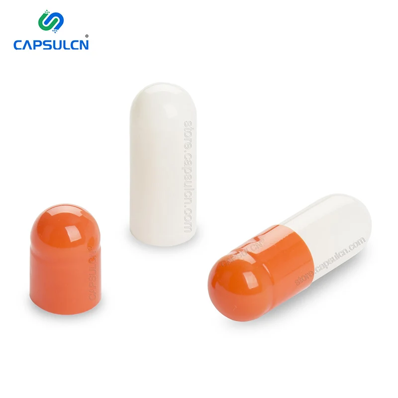 CapsulCN Discounts on Bulk Orders Support Customization Empty Gelatin Capsules Hard Capsule Multiple Colors Available