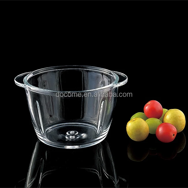1.0L Soda lime Glass Bowl Chopper Meat Mincer Spare Parts Meat Grinder Part for Mixer and Grinder