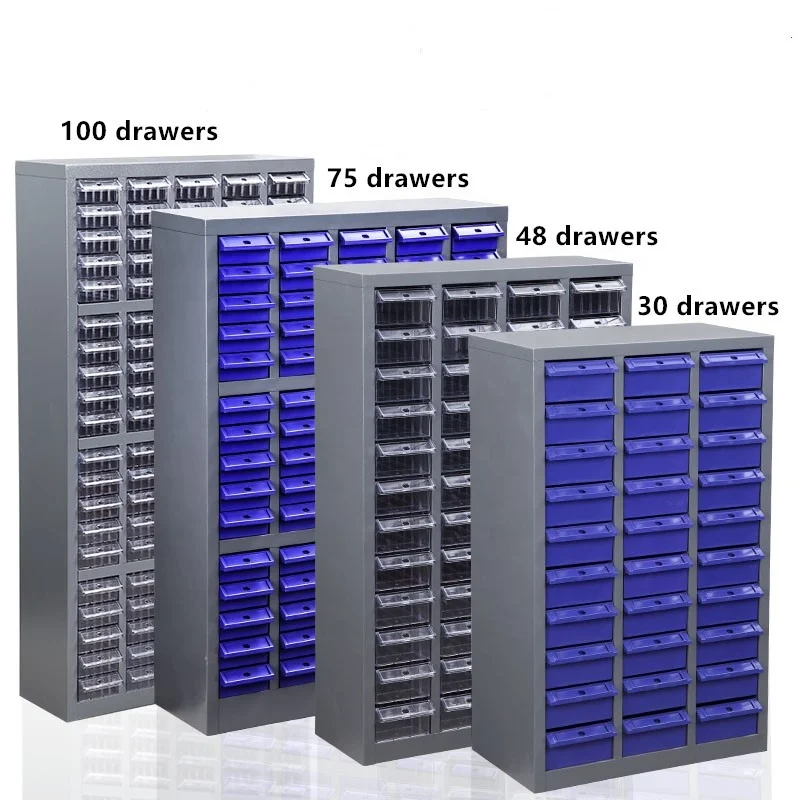 Plastic Drawer Parts Cabinet 75 Drawer Storage Electronic Component Drawers Storage Cabinet