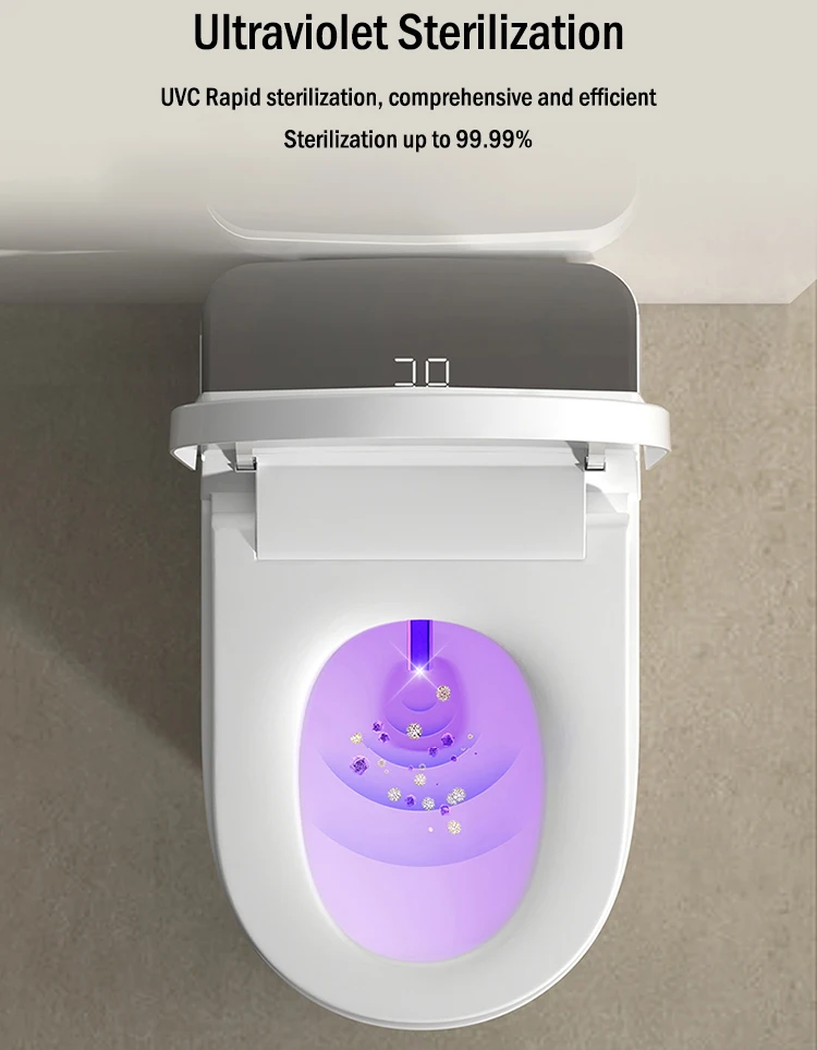 WC high-end good quality new arrival intelligent sanitary ware toilet bathroom ceramic floor mounted automatic smart toilet