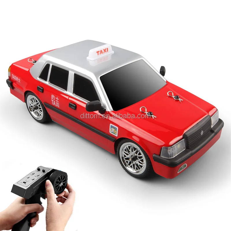 MN-38 Full Scale 1/16 Rc Drift Remote Control HK Taxi 2.4G 4Ch Mini Drift HK Taxi Simulation Model Car With Lights