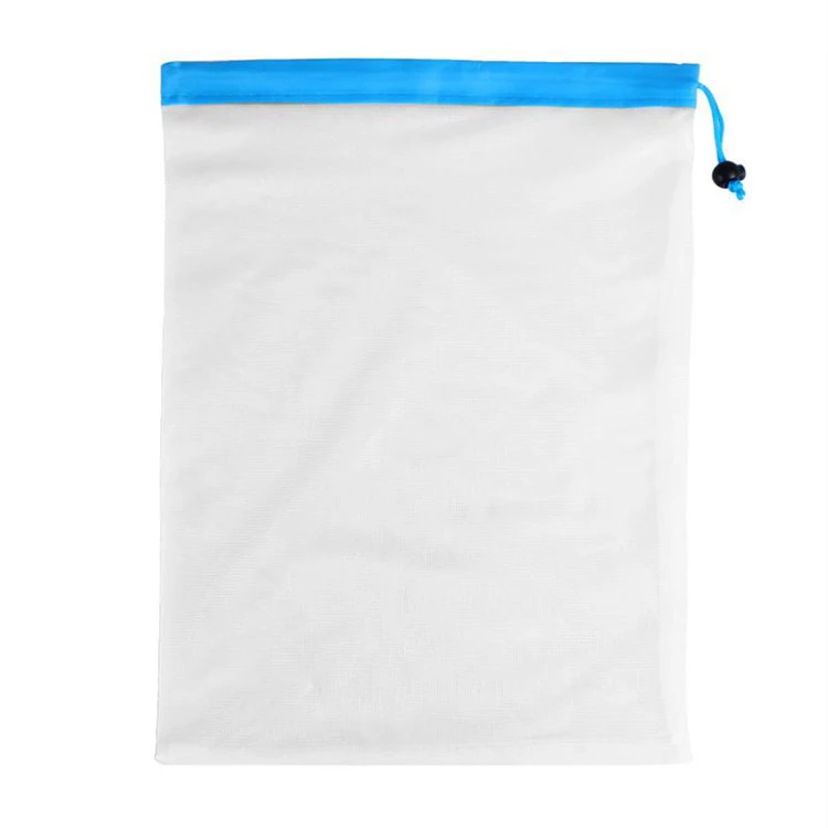 Reusable shopping vegetable cotton mesh fruit and vegetable bag