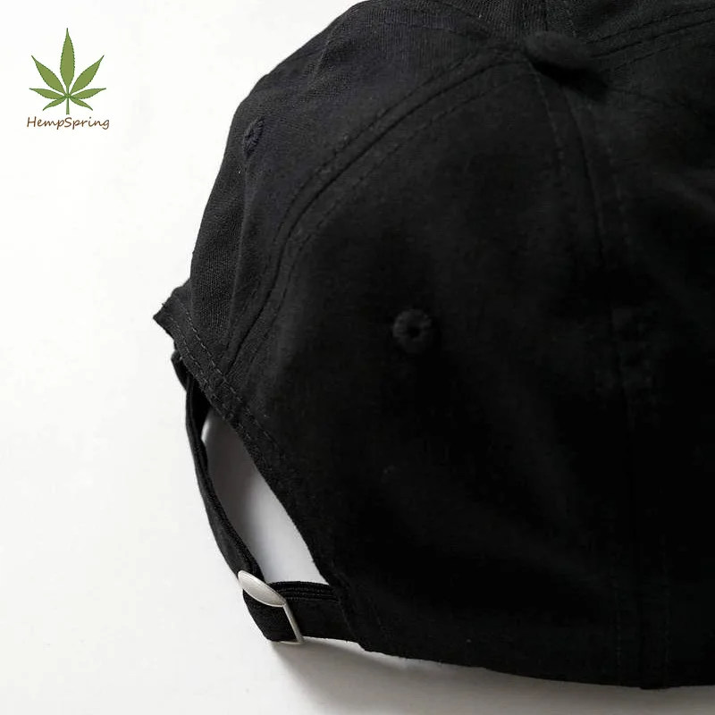 Кепка HempSpring из конопли с 6 вставками Органическая Бейсболка унисекс экологически чистая Спортивная непрерывная