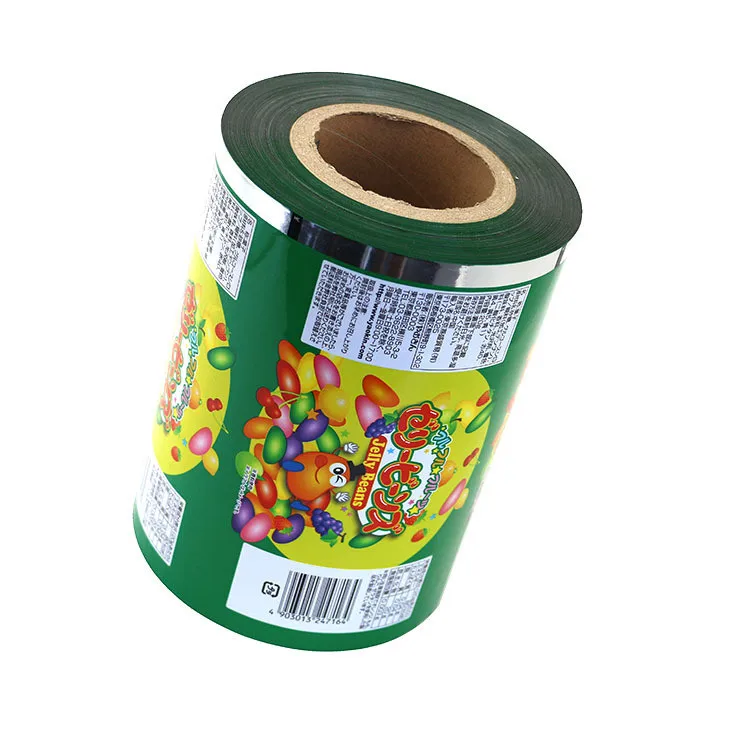 Custom  Printed Automatic Packing Food Grade Plastics Laminating Film For Coffee Sachet Nut Snacks