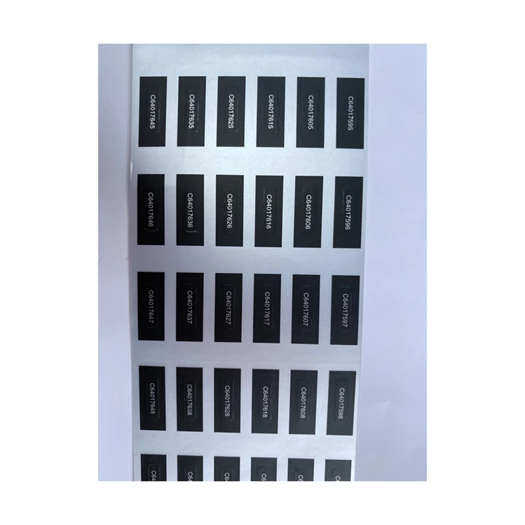 Customized serial number barcode label roll flow code label for electronic products