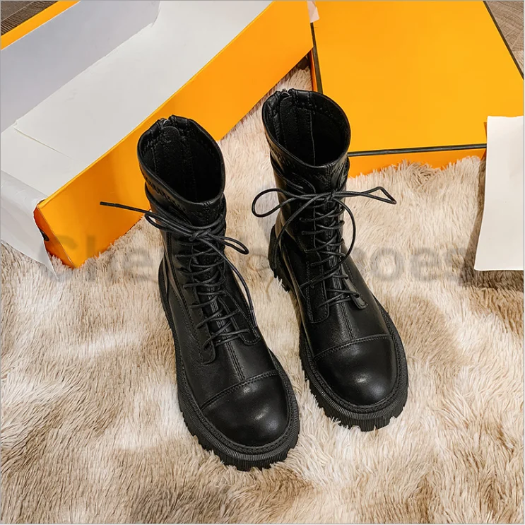 New arrival lace up back zip round toe boots for cool gril sexy elegant shoes fashion new style winter shoes non-slip pu boots