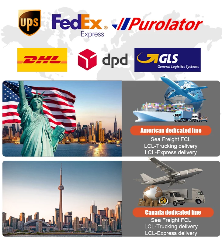 Cheapest Shipping agent To USA FCL,LCL Ship to Canada sea shipping Freight Forwarded As Fast As 20 days
