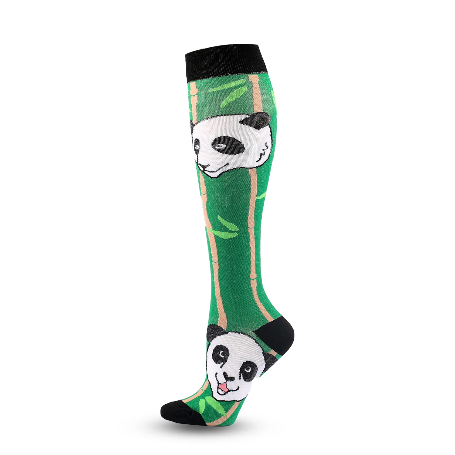 New design 15-20mmgh Sport Medical Knee High Running Cycling Nurse Football Compression Socks