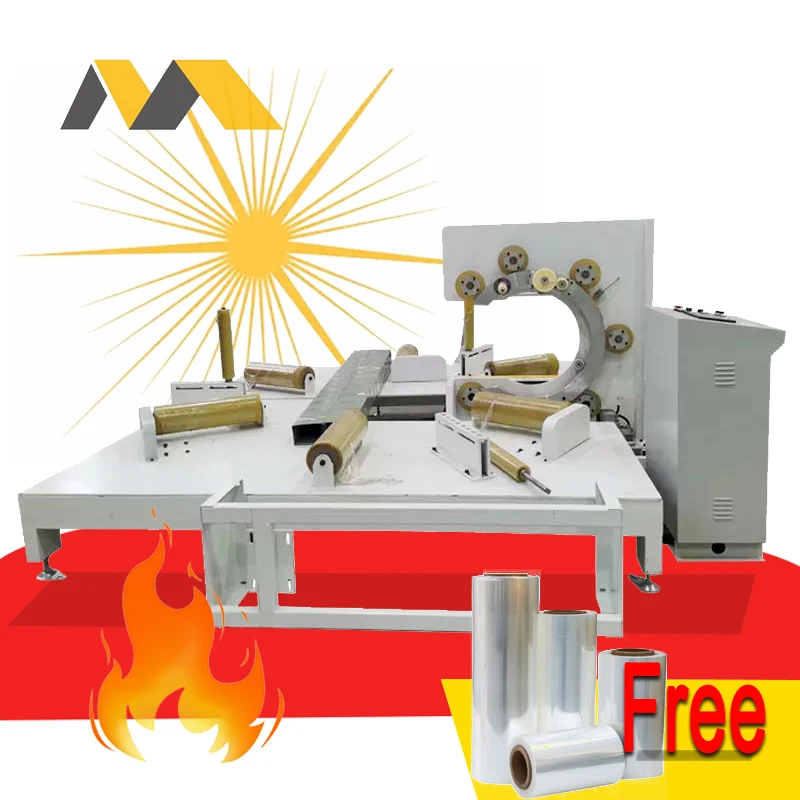Automatic wire wrapper for steel wire coils/copper wire coils/pipe coils tire packing machine
