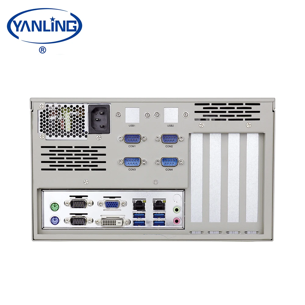 Intel 3th generation I3 I5 I7 4U rack industrial computer with PCI support 16GB DDR3