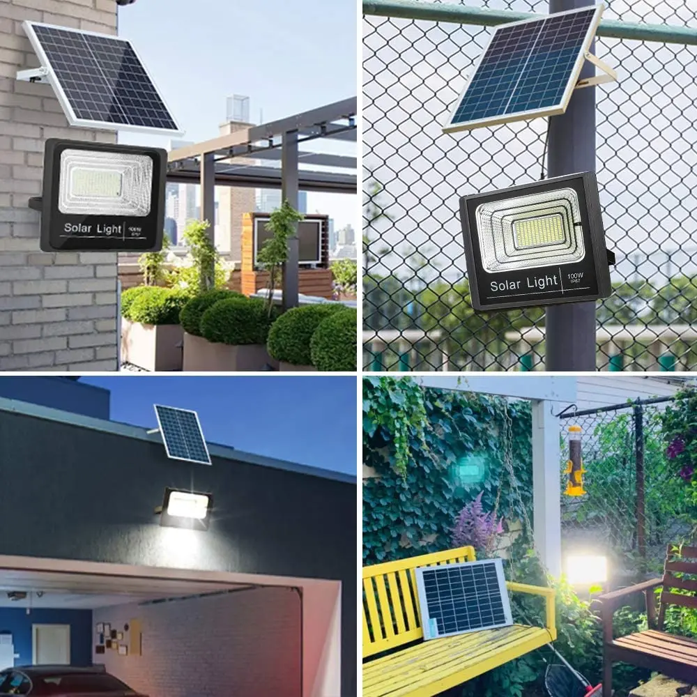 VLUX Most Powerful 100W 6500k Solar Led Flood